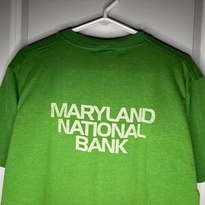 Vintage 80's‎ Jerzees Maryland National Bank HOMES Single Stitch T-Shirt Mens XL
